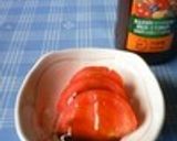 私のトマトの食べ方。作り方2写真