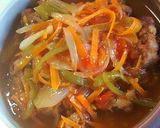 鶏唐揚げのトマト甘酢あんかけ作り方9写真