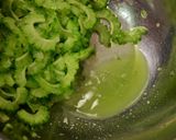 バター醤油で♡ゴーヤとベーコンの炒飯♪作り方3写真