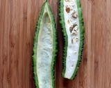 ささっと１品♪ゴーヤの梅塩昆布和え作り方1写真