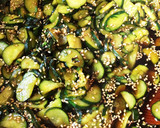 紫蘇の実と胡麻が薫る、胡瓜の甘酢煮 ！作り方5写真