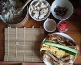 ご飯少なめヘルシー基本の巻き寿司☆恵方巻作り方7写真