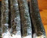 ご飯少なめヘルシー基本の巻き寿司☆恵方巻作り方15写真