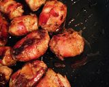 ひき肉とベーコンのカラメルソース作り方8写真