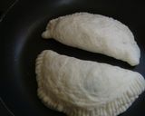 さつま芋＆枝豆餡の包みパン☆フライパンで作り方11写真