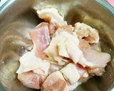夏野菜の黒酢+りんごあんかけ作り方1写真