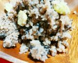 おからの梅ひじきDE焼きおにぎり作り方1写真
