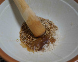 もやしと水菜の茎の和え物作り方1写真