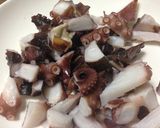 ワイン片手にオクトパスタ(蛸ペペロン)作り方1写真