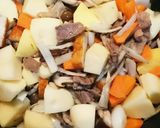 さつま揚げと牛薄切り肉でおいしい肉じゃが作り方7写真