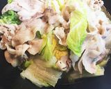 時短！簡単！白菜と豚肉の蒸し煮ポン酢かけ作り方11写真