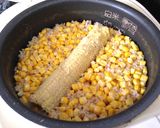 トウモロコシとじゃこの玄米炊き込みご飯作り方3写真