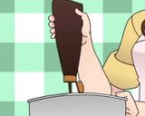 JKめし！ 第11話 お好み焼きご飯作り方2写真