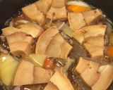 車麩と乾燥コンニャク入り甘辛肉じゃが★作り方7写真