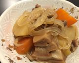 車麩と乾燥コンニャク入り甘辛肉じゃが★作り方11写真