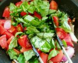 もぎたてトマトとフレッシュバジルのパスタ作り方4写真