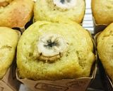 ホケミ☆抹茶バナナホワイトチョコマフィン作り方5写真