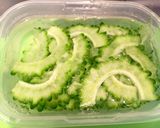 ゴーヤでサラダ素麺作り方2写真