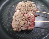 かりかりじゅわ～☆肉巻き白ネギ串作り方3写真