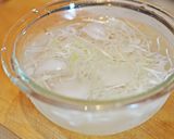 *水菜と白髪葱の和風サラダ作り方3写真