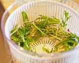 *水菜と白髪葱の和風サラダ作り方6写真