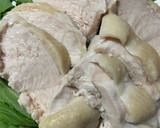しっとり蒸し鶏のパクチーソースがけ作り方5写真