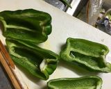 ピーマンの卵グラタン風作り方1写真