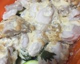 レンジで★鶏モモとズッキーニの味噌マヨ作り方4写真