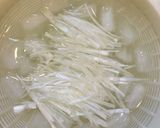 細切りポークと白髪ネギのパスタ作り方3写真