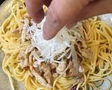 細切りポークと白髪ネギのパスタ作り方17写真