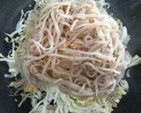 糸こんにゃくでパラッと☆ヘルシー焼きそば作り方3写真
