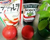モッツァレラチーズとトマトのカプレーゼ作り方1写真