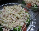 ブロッコリーとトマトのツナマヨ焼き♪作り方3写真