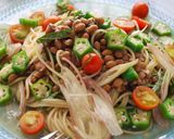 もずく酢で簡単☆大葉とみょうがの夏パスタ作り方8写真