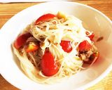 ☆ツナトマそうめんパスタ☆作り方3写真