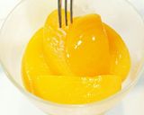 桃缶ゼリーとババロアのひんやりスイーツ作り方5写真