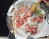 時短簡単!ナスとミンチとトマトの炒め煮物作り方5写真