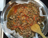 時短簡単!ナスとミンチとトマトの炒め煮物作り方12写真