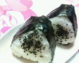 普通の♡おにぎり♡梅おかか作り方3写真