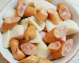 脱マンネリ！餅とソーセージのチーズ焼き作り方2写真