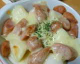 脱マンネリ！餅とソーセージのチーズ焼き作り方4写真