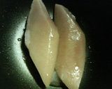 カジキマグロの♡梅マヨ♡オーブン焼き作り方1写真