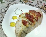 カジキマグロの♡梅マヨ♡オーブン焼き作り方5写真