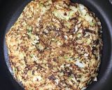 簡単！長芋とキャベツのお好み焼きTKG作り方3写真
