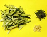 簡単1品☆蒸し鶏のさっぱりなめ茸和え作り方2写真