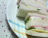 スパム＆胡瓜＆チーズ♡サンドイッチ♡作り方4写真