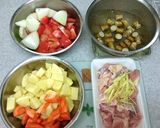 トマト入り肉じゃがい作り方1写真