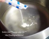 簡単和菓子★型抜き水ようかん作り方2写真