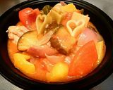 鶏と夏野菜のトマトグラタン作り方8写真