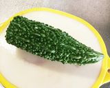 甘じょっぱいゴーヤチップス作り方1写真